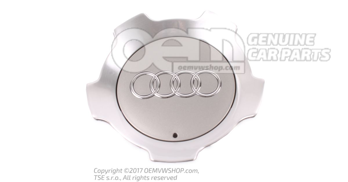 Audi A6 S6 C5 Allroad Wheel Center Hub Cap Cover Gray 17"  4Z7601165 OEM Genuine