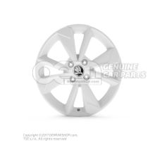 Aluminium rim white