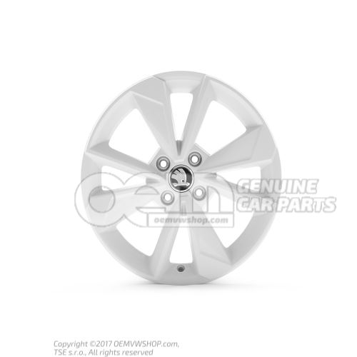 Aluminium rim white