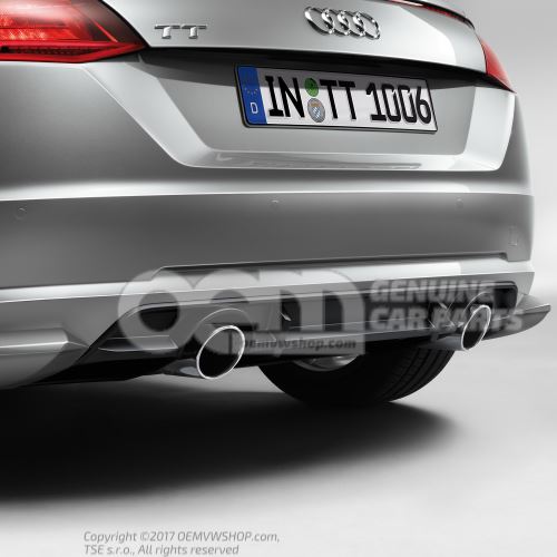 Jupe arriere couche de fond Audi TT/TTS Coupe/Roadster 8S 8S0071610 9AX