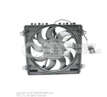 Ventilador de radiador con anillo de ventilador