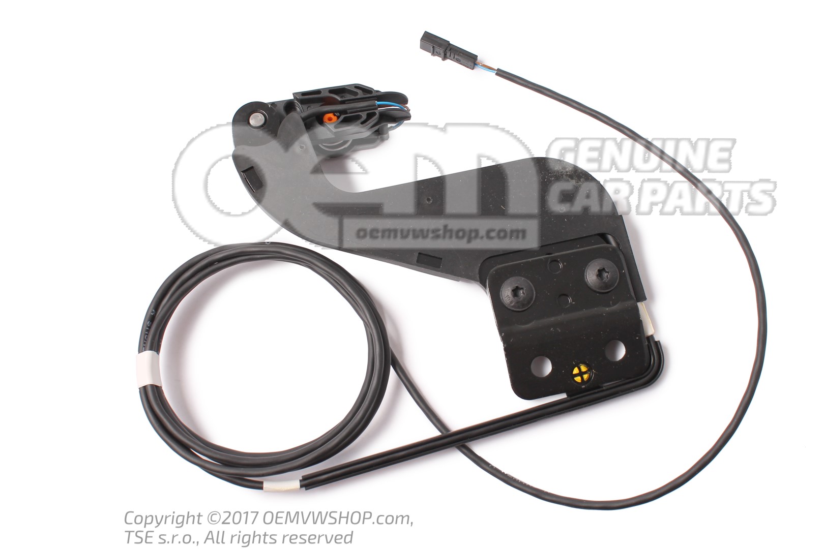 7E0843436C Roller guide with transponder for sliding door
