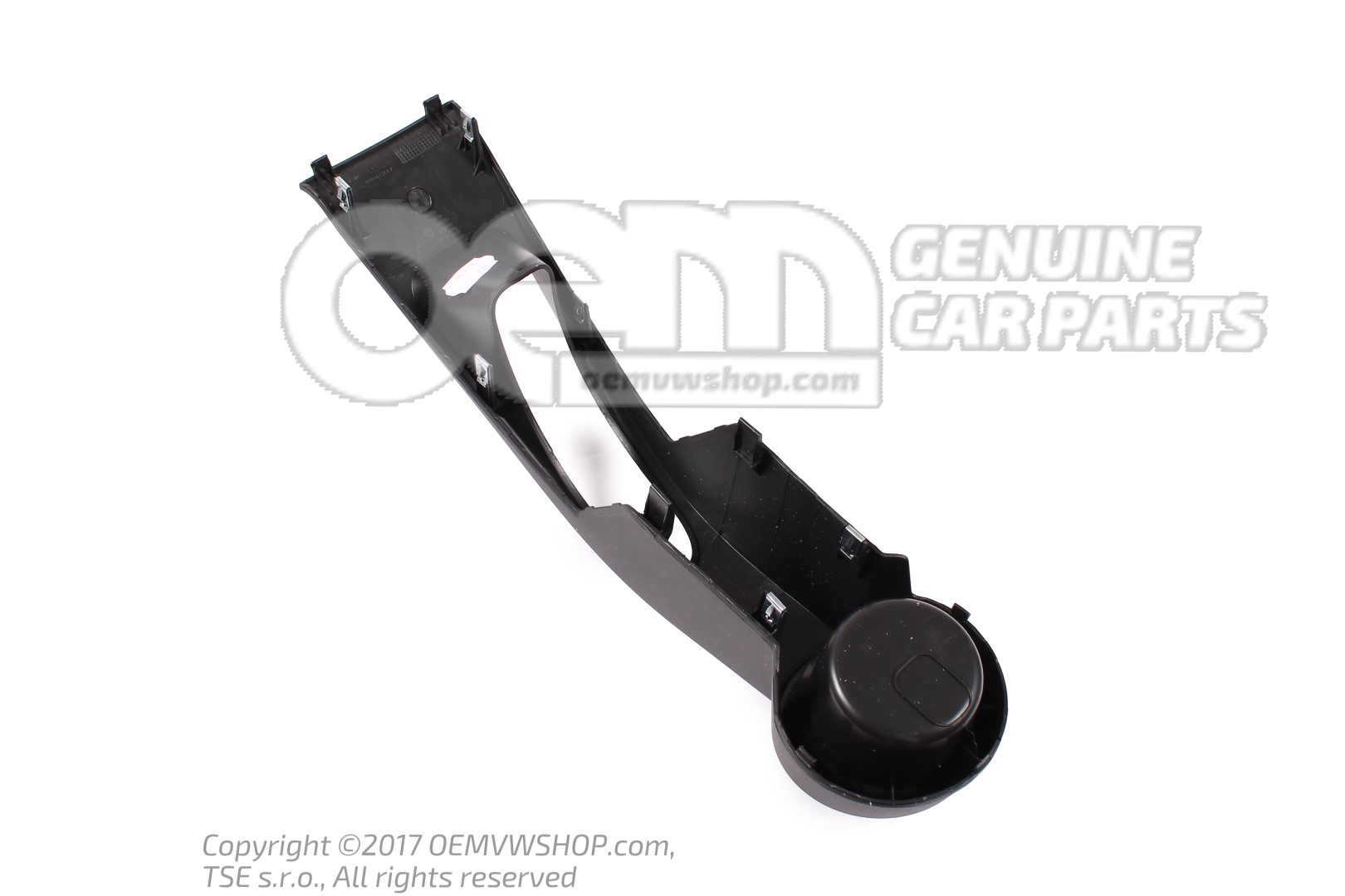 Cache pierre de capot pour Seat Ibiza 6J 2008-2012 noir