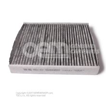 Filter insert with odour and harmful substance filter 'eco' economy JZW819653F