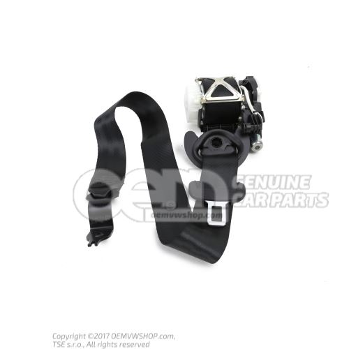 Ceinture de securite 3 points noir 6R4857705B RAA