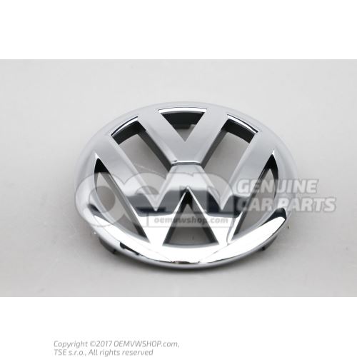 Embleme VW couleurs chromees/noir 5K0853601F ULM