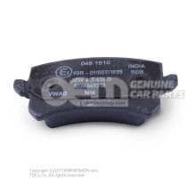 1 set of brake pads for disk brake     'ECO' JZW698451G