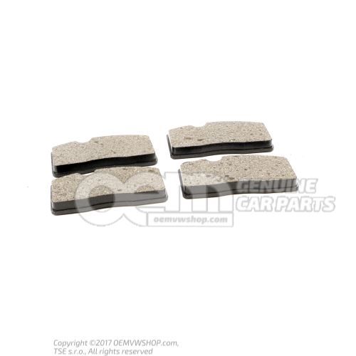 1 set of brake pads for disk brake Audi Q5 8R 8R0698151AB