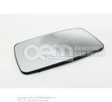 Mirror glass (convex) with carrier plate 2D0857521