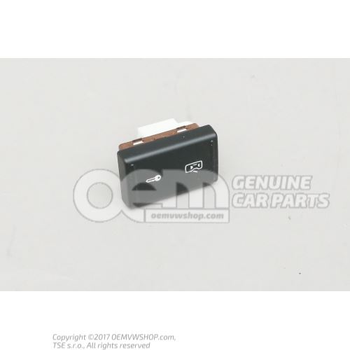 Safety switch for central locking system satin black/white 5J0962125A WHS