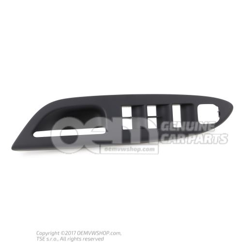 Handle shell, upper part titan black 1Q1867371C 81U