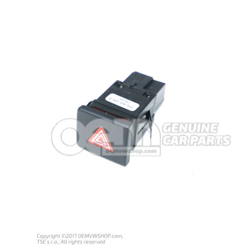 Hazard warning pushbutton black 7H5953235B 3X1