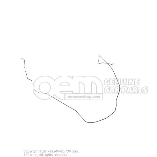 Brake pipe from hydraulics to brake hose 1J0614742AB