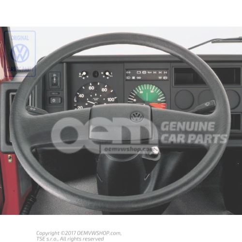 Steering wheel satin black 701419651G 01C