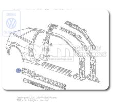 Refuerzo larguero inferior Volkswagen Corrado 53 535810622