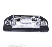 Window for number plate light 3B0943021