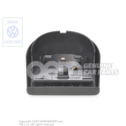 Tapa protectora para volante negro satinado Volkswagen Polo Hatchback 86C 867419669D 01C