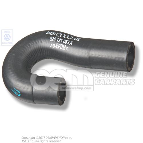 Coolant hose Golf Mk1, Passat, Scirocco