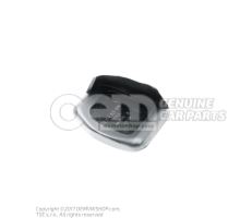 Cap for foot brake pedal clutch pedal pad satin black 8G0721173A 01C