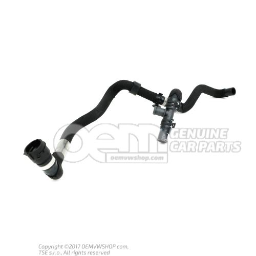 Coolant hose with quick release coupling 4H0121088AE