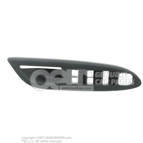 Handle shell, upper part titan black 1Q2867372C 81U