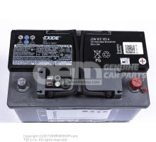 Battery with state of charge display, full and charged 'eco' economy JZW915105A