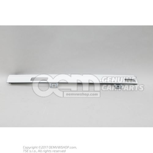 Trim brushed aluminium Audi Q7 4M 4M2853241B QY9