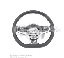 Mult.steering wheel (leather) steering wheel crystal grey 5G0419091JGCPU