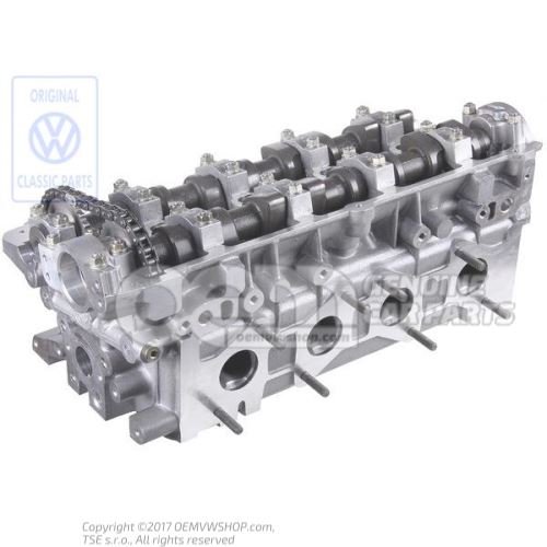 Cylinder head with valves and camshaft 027103265AX