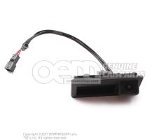 Push button for electric lid lock actuator 8V0827566