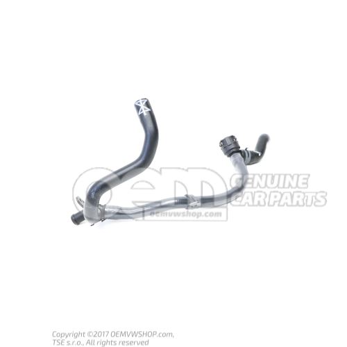 Coolant hose with quick release coupling 5WA122109B