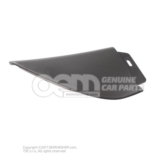 Trim without aperture for exterior mirror adjustment black 373857506 1NN