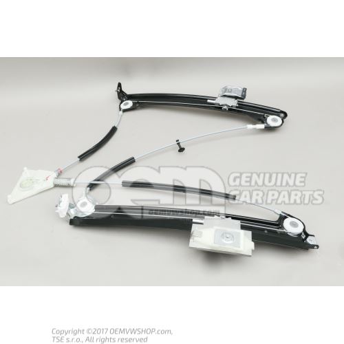 Window regulator without motor Audi A3 Cabriolet 8P 8P7837461F