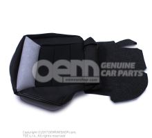 Seat cover (alcantara/leather) seat cover (fabric/leather) black spacer Skoda Octavia 1Z 1Z0885405GAASM