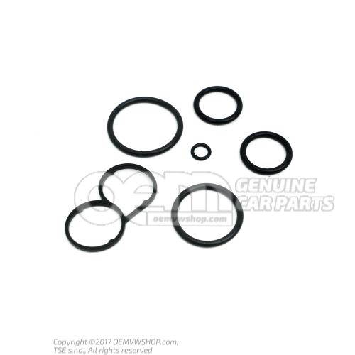 Gasket set for oil filter holder 077198405