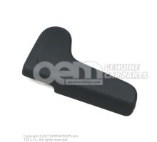 Handle for hood lock cable satin black