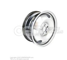 Wheel,steel chrome colored metallic