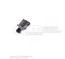 Flat connector housing with contact locking mechanism connection piece treble speaker 3B0972712