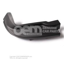 Trim for bumper for vehicles with wing door satin black
