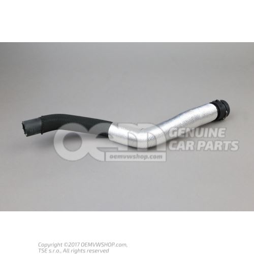 Coolant hose with quick release coupling 8J0121073E