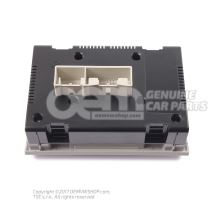 Control and display panel for air-conditioning system climatronic pearl grey 7E7907049B Y20