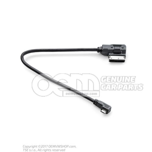 Cinch connection cable for vehicles with mdi interface 5E0051510A