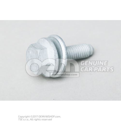 N  90956702 Hex collared bolt M10X35