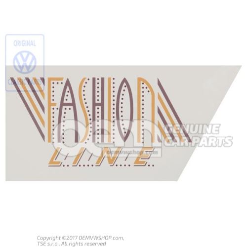 Film lettering Volkswagen Golf Cabriolet 171 155853687M