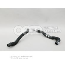 Coolant hose with valve 8K0121051F