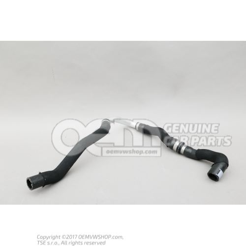 Coolant hose with valve 8K0121051F