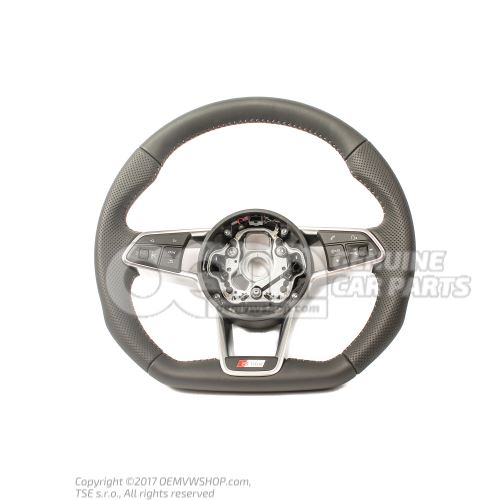 Volant sport multifonctions (cuir ajoure) volant sport multifonctions (cuir) soul (noir)/g Audi TT/TTS Coupe/Roadster 8S 8S0419091ABJAH