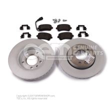 1 set brake discs and JZW698601AK