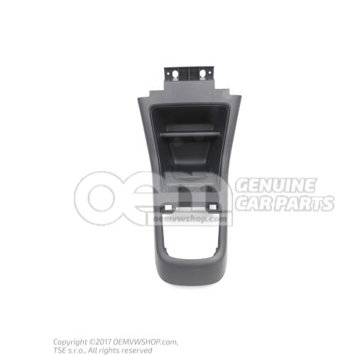 Cover for console, titan black 1S0863680BE82V