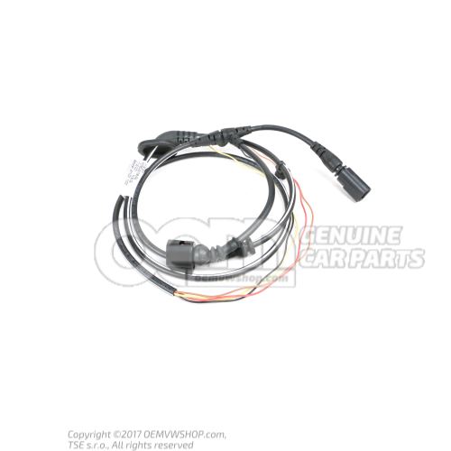 Juego de cables para sensor de revoluciones e indicador de desgaste de forro de freno 3C0927903L